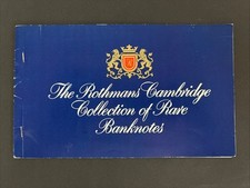 The Rothmans Cambridge Banknote Album. With 5 Notes. FREE UK DELIVERY 