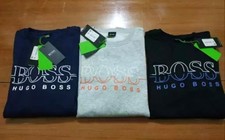 HUGO BOSS LONG SLEEVE REGULAR FIT PREMIUM QUALITY EMBROIDARY LOGO JUMPER