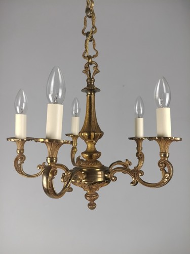 French gilt brass - brass, 5