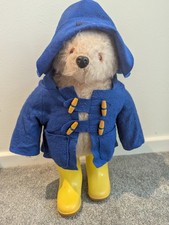 Paddington Bear Gabrielle Vintage 70s Soft Toy With Dunlop Wellies