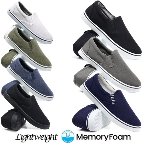 Mens slip casual canvas - mens,
