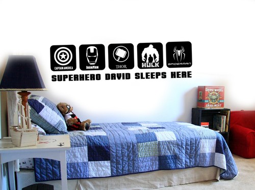 Personalised superhero sleeps - personalised,