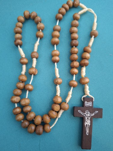 Wooden jerusalem rosary - wooden,
