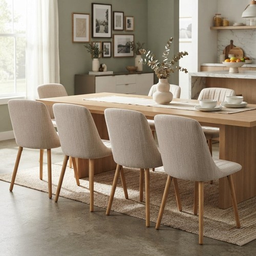 Modern beige dining - modern, chairs