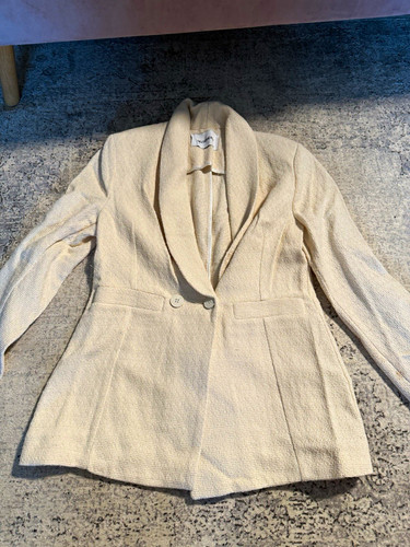 Anne klein beige tweed lined - klein,