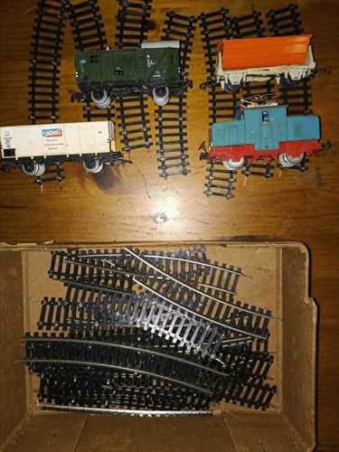 Vintage retro piko train set - vintage,