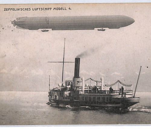 Zeppelin model postcard - *model, 4*
