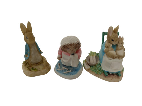 Beatrix potter figurines - potter,