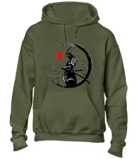 PAINTED SAMURAI HOODY HOODIE JAPAN JAPANESE COMIC MANGA ANIME GEISHA FASHION