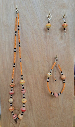Paper bead piece set - paper,