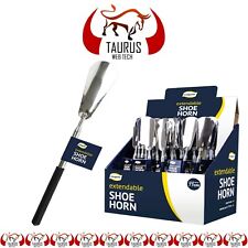 UK New EXTENDABLE SHOE HORN Long Strong Remover Mobility Telescopic Aid Flexible