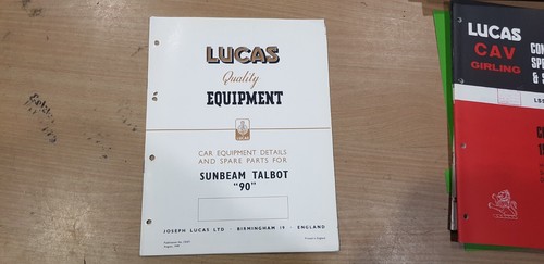 Sunbeam talbot lucas - talbot, "90"