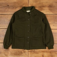 Vintage Military Shirt Button S 70s OG Field Jacket Womens Long Sleeve Green
