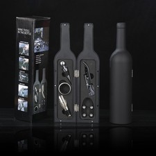 Wine Bottle Corkscrew Opener Accessory Set 5pc Christmas Gift Box Men Women UK