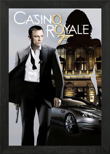 James bond 007 - james, framed