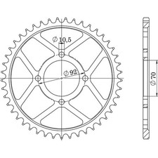 Steel crown p530 - steel, s
