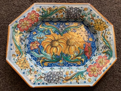 Sicilian octagonal plate - sicilian,