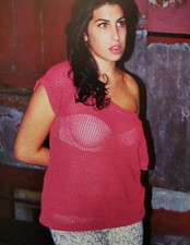 BNWOT Fred Perry x Amy Winehouse  Bright Pink One Shoulder Knitted Top UK 8