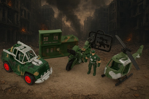 Army base playset - army,