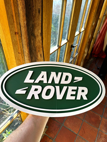 Land rover logo wall plaque - land,