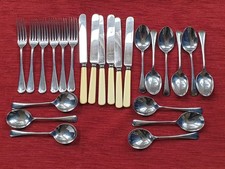 24 Piece Vintage Cutlery Set by Lockwood & Brothers Sheffield