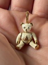 Vivienne Westwood Gold Little Pave Teddy Earrings