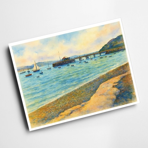Print beaumaris pier - beaumaris,