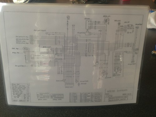 Suzuki 250 wiring diagram - suzuki, ts