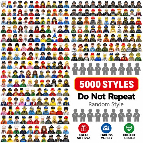 40x minifigures bundle job - minifigures,