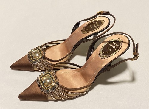 Rene caovilla slingback sandal - caovilla,