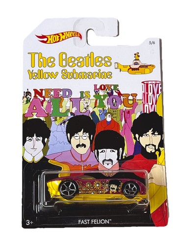 Hot wheels the beatles yellow - hot,