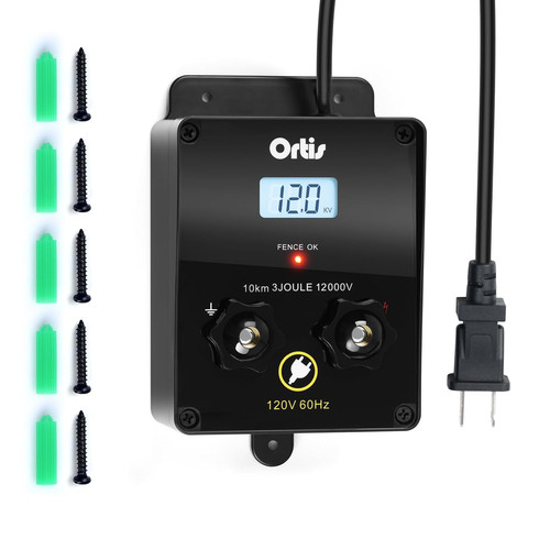 Electric fence energizer with - fence,