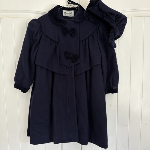 Vtg rothschild wool coat girl - wool,