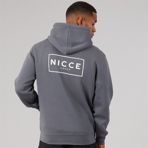 Nicce men cian hoodie steel - nicce,