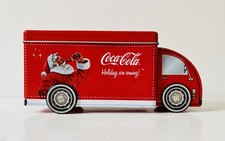 Coca-Cola Christmas Truck Money Tin Money Box Holidays are Coming Storage Tin