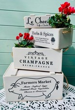 Vintage Rustic Wooden Crate