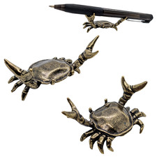 Brass Copper Crab Figure Pen