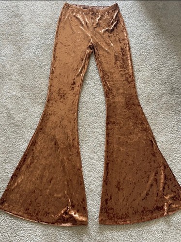 Bell bottom pants - copper, color