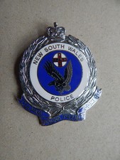 Obsolete Australia New South Wales Police Cap Badge CT