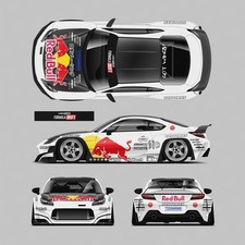 RedBull GR86 RC Car Sticker