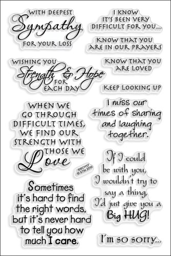 Stampendous clear stamps - 8,