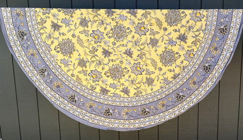 Mahogany floral bordered - floral,