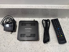 Manhattan SX Freesat HD Set Top Box Satellite Receiver - Black - With Remote