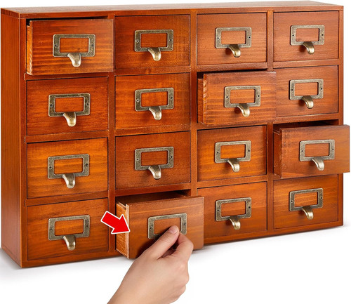 Drawers apothecary cabinet - 16,