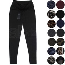 Ladies High Rise Leggings M S Multiple Colours Regular Plus Uk Size Loungewear