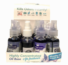 4 New Car Air Freshener Concentrated Scent Spray Car Home Odour Eliminator Set 4