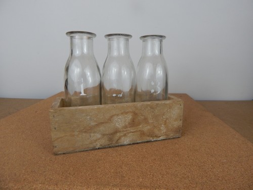 Small childrens milk bottles - childrens,