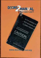 Ex British Airways 747 G-CIVM landing gear servicing chart tag