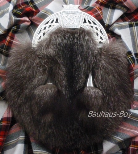 Kilt sporran grey - kilt, arctic