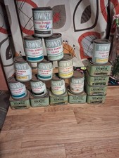 Fantastic Set Of Old Powder Paint Tins   RARE